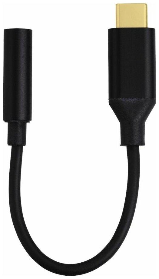 Адаптер HAMA , USB Type-C (m) (прямой) - Jack 3.5mm (f) (прямой), 0.1м, черный - фото №3