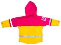 Комплект с полукомбинезоном Didriksons размер 110, yellow/fuchsia