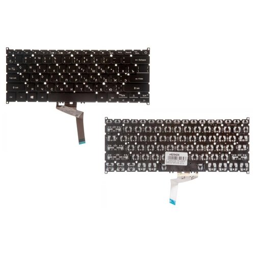 Keyboard Клавиатура для ноутбука Acer Swift 3 SF313-51 SF313-52 черная с подсветкой 3528₽