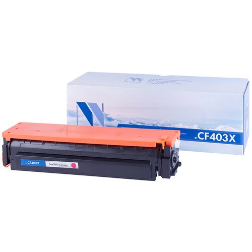 Картридж CF403X (201X) пурпурный для HP Color LaserJet M252dw/ M252n картридж nv print cf403x для hp 2300 стр пурпурный