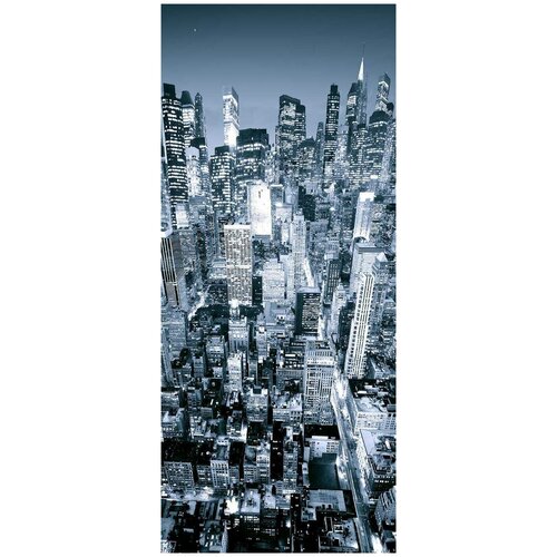 самоклеящиеся фотообои бруклинский мост нью йорк размер 90x210 см Самоклеящиеся фотообои Нью-Йорк с небоскреба, размер: 90x210 см