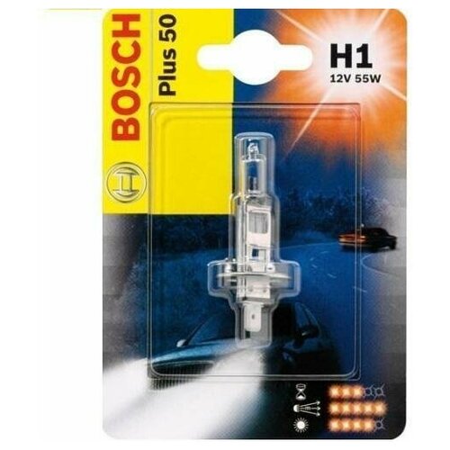 Лампа Bosch Галогеновая H1 P14.5s 55w Bosch арт. 1 987 301 041