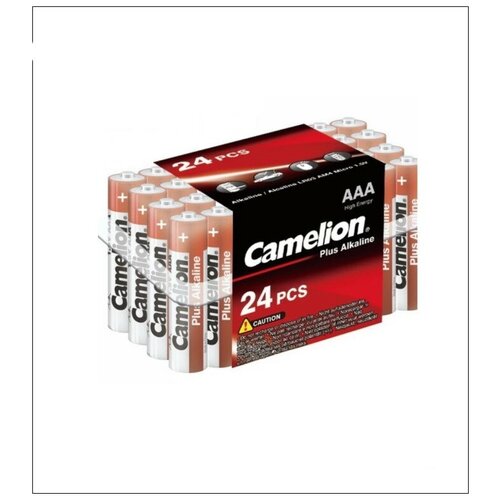 Camelion Батарейки LR03/24BOX Plus Alkaline, 24 штуки в блистере батарейка camelion plus alkaline lr03 bp4 aaa 1150mah 4шт