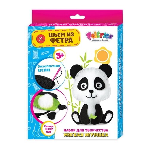 фото Feltrica набор для изготовления мягкая игрушка панда (4627130656585)