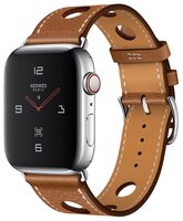 Часы Apple Watch Hermès Series 4 GPS + Cellular 44mm Stainless Steel Case with Leather Single Tour R