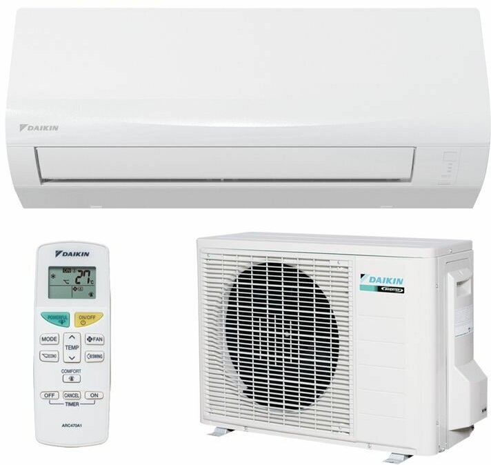 Кондиционер до ! -40 ! Daikin FTXF-D FTXF25D/RXF25D сплит-система, доработанная зимним комплектом