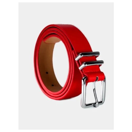 фото Стильный женский ремень, подарочная упаковка, красный, ширина 2.8, длина 100, пряжка металл, классическая r_store