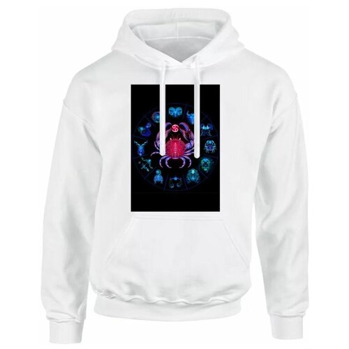 фото Толстовка со знаком зодиака рак №2, 42, xs ~146-158 см migom