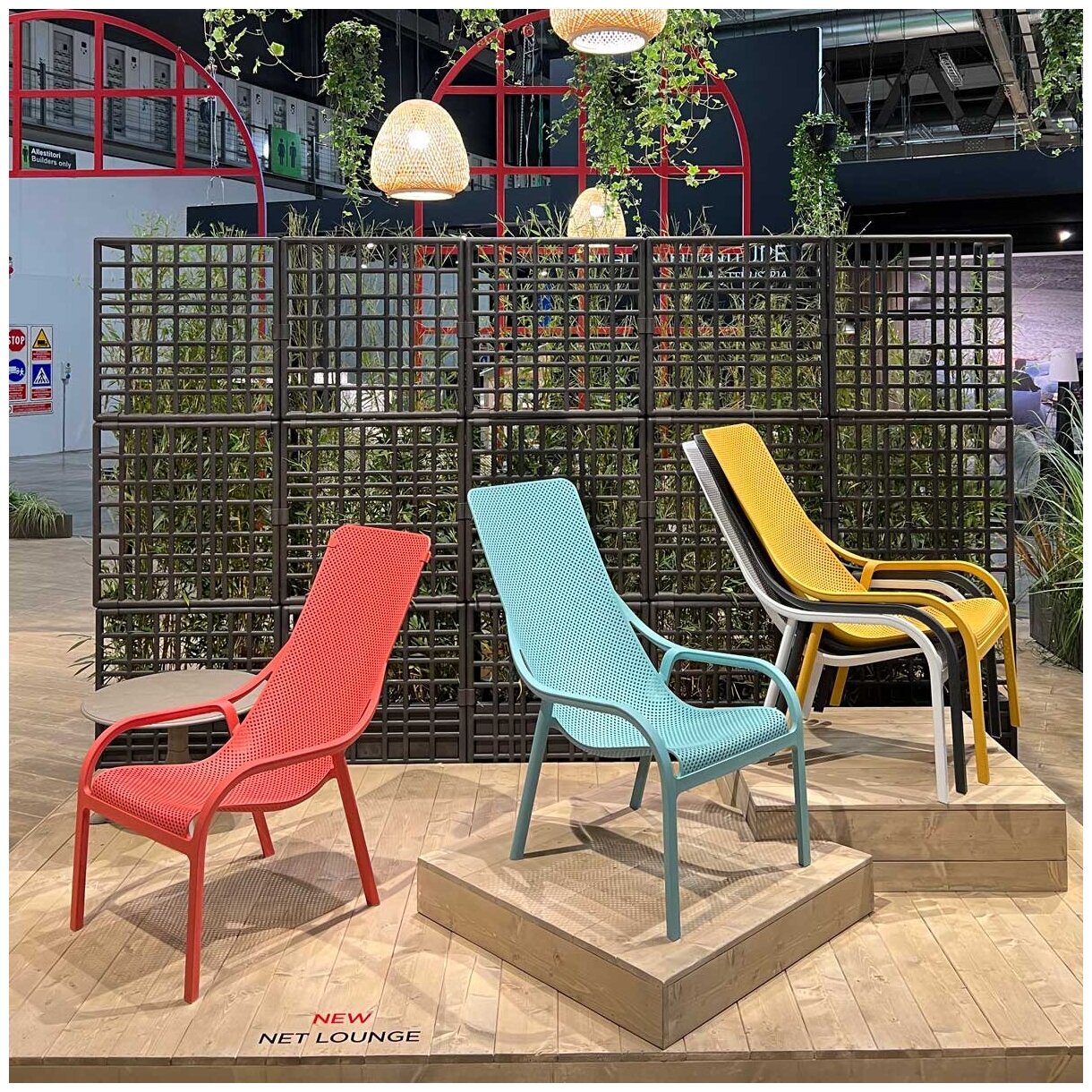 Кресло садовое пластиковое Nardi Net Lounge, ментоловый