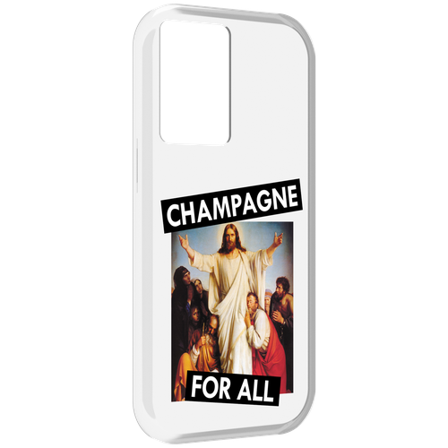 Чехол MyPads шампанское для OnePlus Nord N20 SE задняя-панель-накладка-бампер