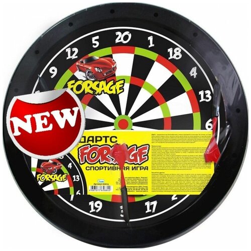 Дартс, гелий, форсаж, с дротиками, диаметр 50, 1 набор