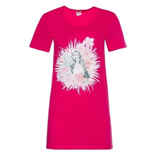 Сорочка TUsi, размер 46, мультиколор, розовый
