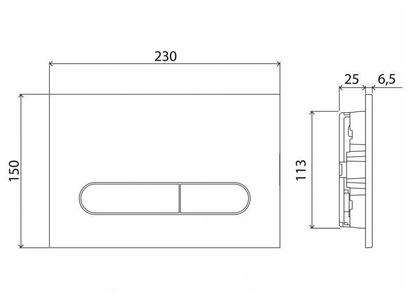 Готовый набор подвесного унитаза: инсталляция Grohe 38750001 + Унитаз подвесной безободковый с сиденьем BelBagno UNO BB3105CHR/SC - фотография № 7