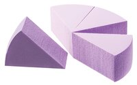 Набор спонжей Vivienne Sabo для макияжа Triangular Makeup Sponges Set фиолетовый