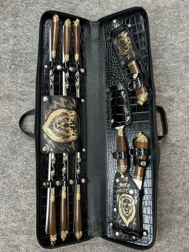 Изображение товара Шампурный набор "Мясник" ручная работа/ Оригинальный подарок