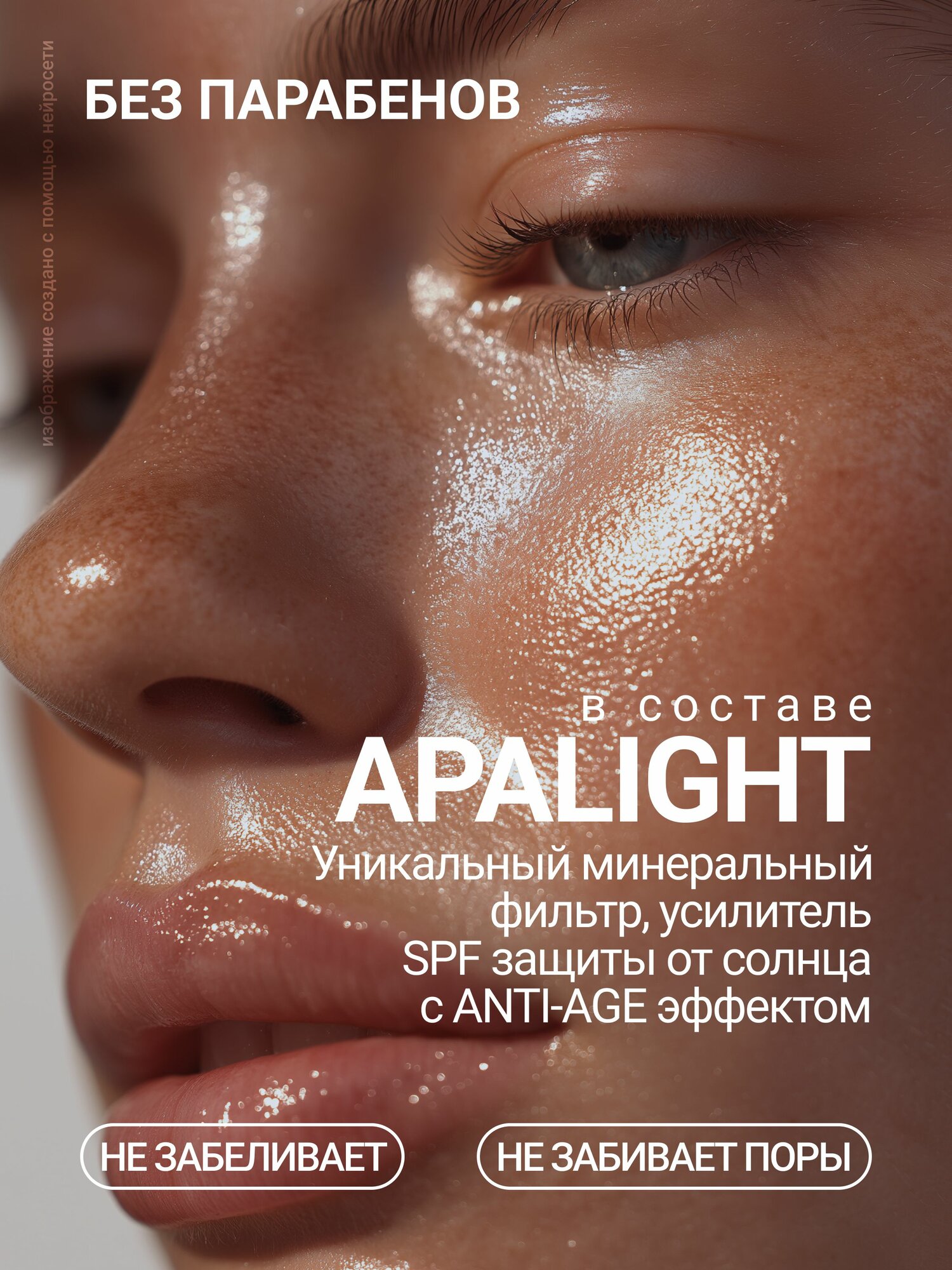 Крем Sun для защиты лица, шеи и зоны декольте SPF 50, 50 мл, Гомосалат, BEMPT, без Диоксида Титана, Skinsave комплекс - фото №4