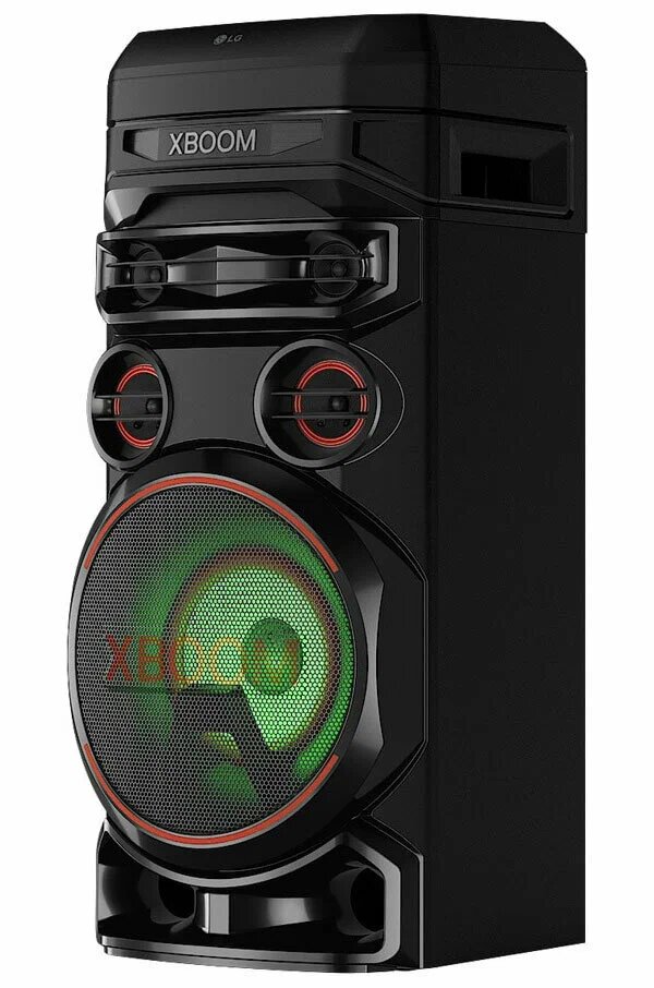 Музыкальный центр и аудиосистема LG RNC7 XBOOM, 600 Вт, с караоке, подсветка, черный — фото 1
