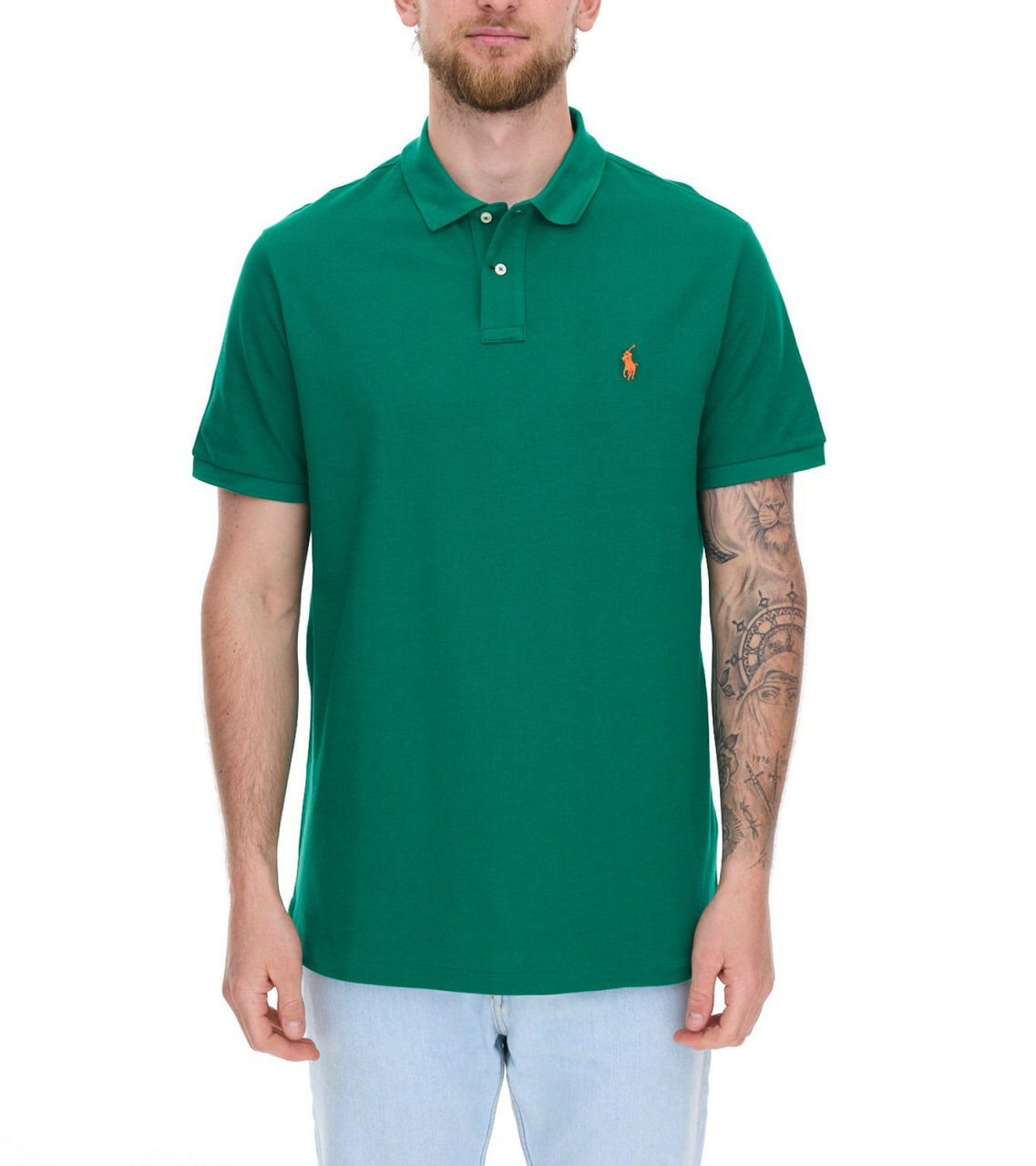 Поло Polo Ralph Lauren, размер L, зеленый