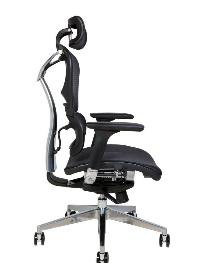 Компьютерные Кресла Xiaomi Кресло компьютерное NORDEN Hero Black, офисное, геймерское с подголовником