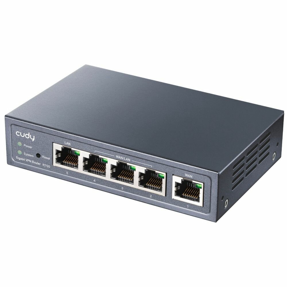 Маршрутизатор CUDY Gigabit Multi-WAN VPN Router, 1 GbE WAN, 1GbE LAN, 3 Configurable WAN/LAN, Load.