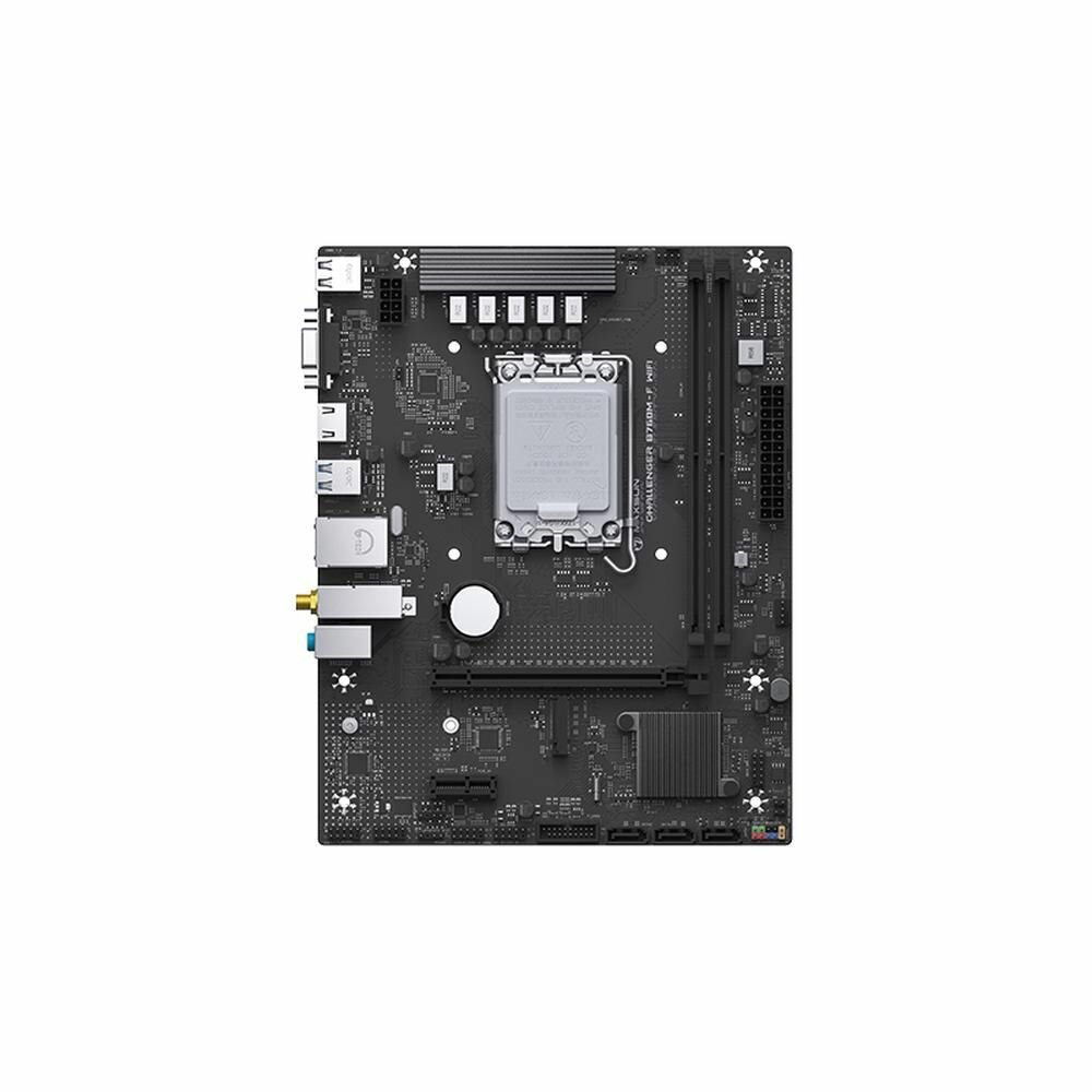 Материнская плата Maxsun MS-Challenger B760M-F WIFI B760, LGA1700, 2*DDR4, 1*PCIEx16, 1*PCIEx1, 1*M.