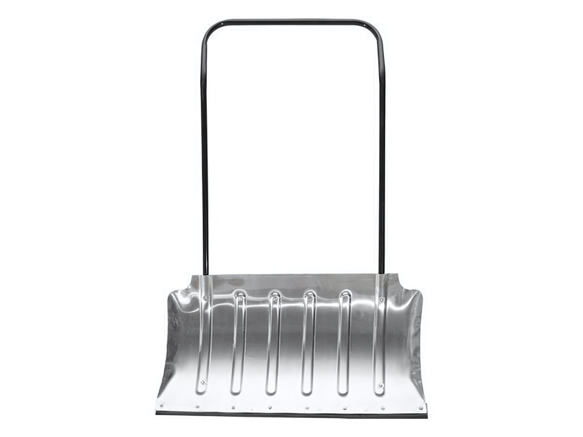 Движок для снега оцинкованный 750х330х08мм прочный металл удобная рукоятка