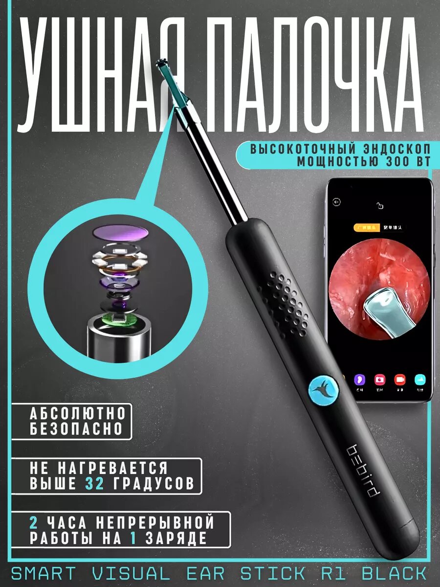 Умная ушная палочка для чистки ушей Bebird r1