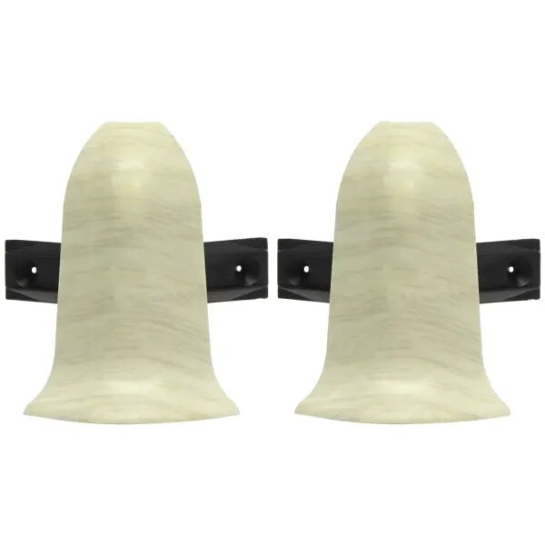 Угол для плинтуса наружный Artens Дуб молочный 55 мм 2 шт.