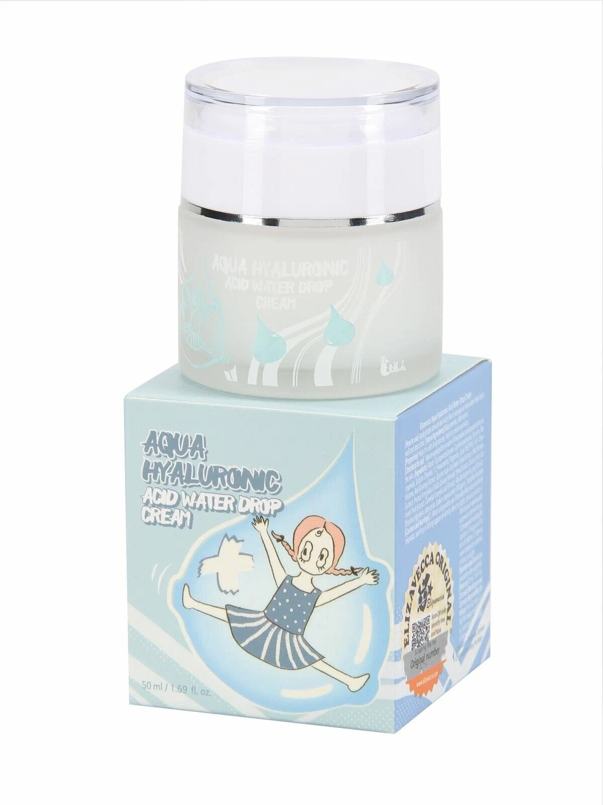 Крем для лица Elizavecca Aqua Hyaluronic Acid Water Drop Cream , 50 мл.