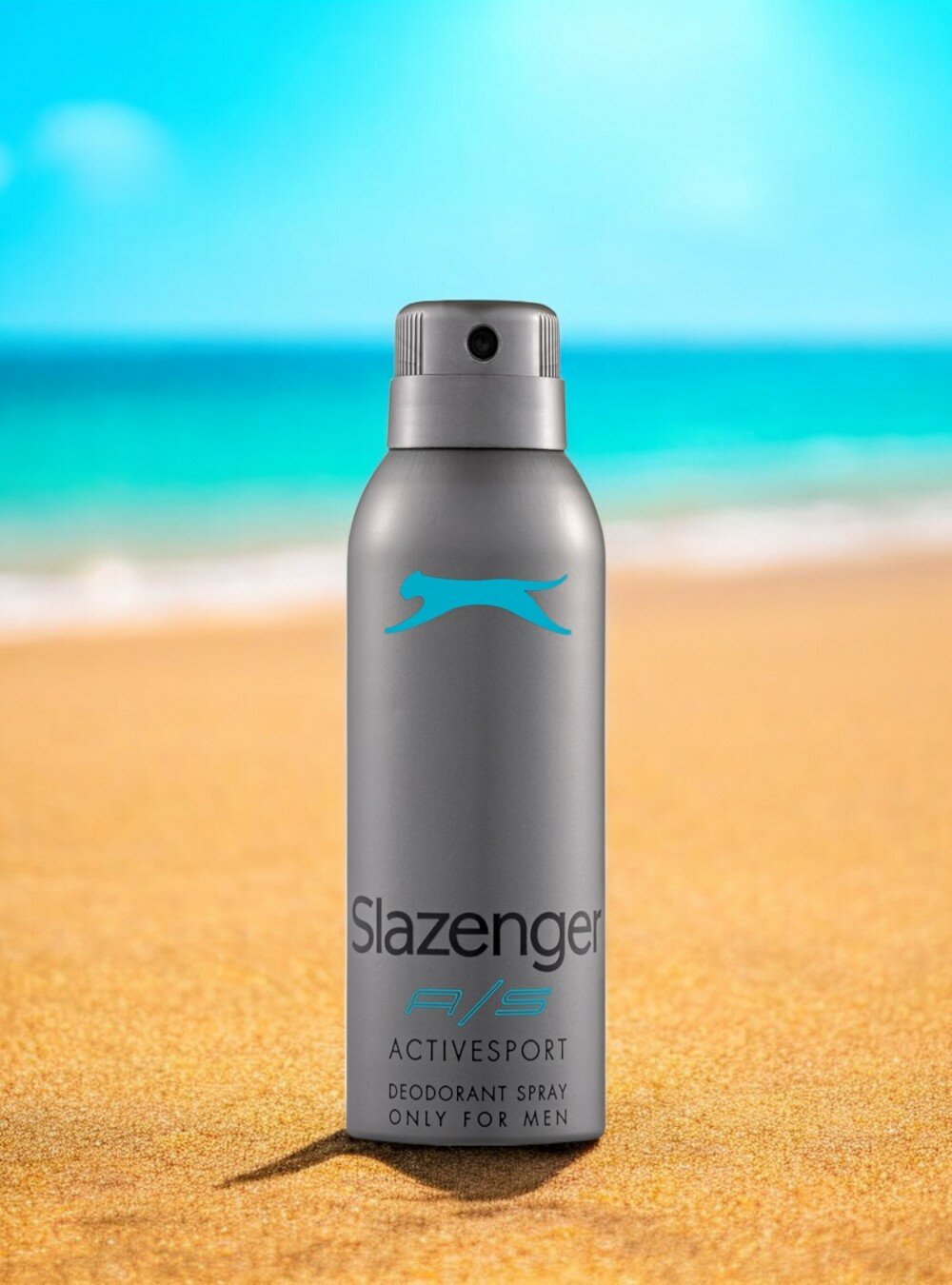 Дезодорант Slazenger "Active Sport Turquoise", мужской, аэрозольный, парфюмированный, 150мл