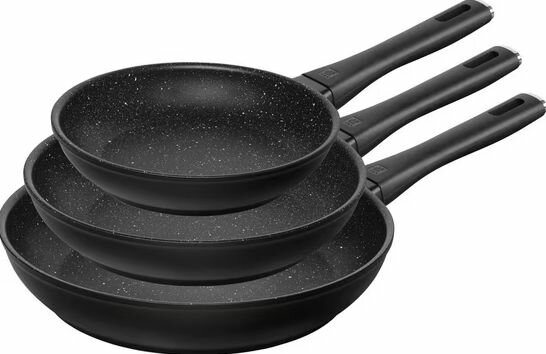 Набор сковород с антипригарным покрытием ZWILLING Marquina Plus 20 / 24 / 28 см, покрытие Duraslide Granite