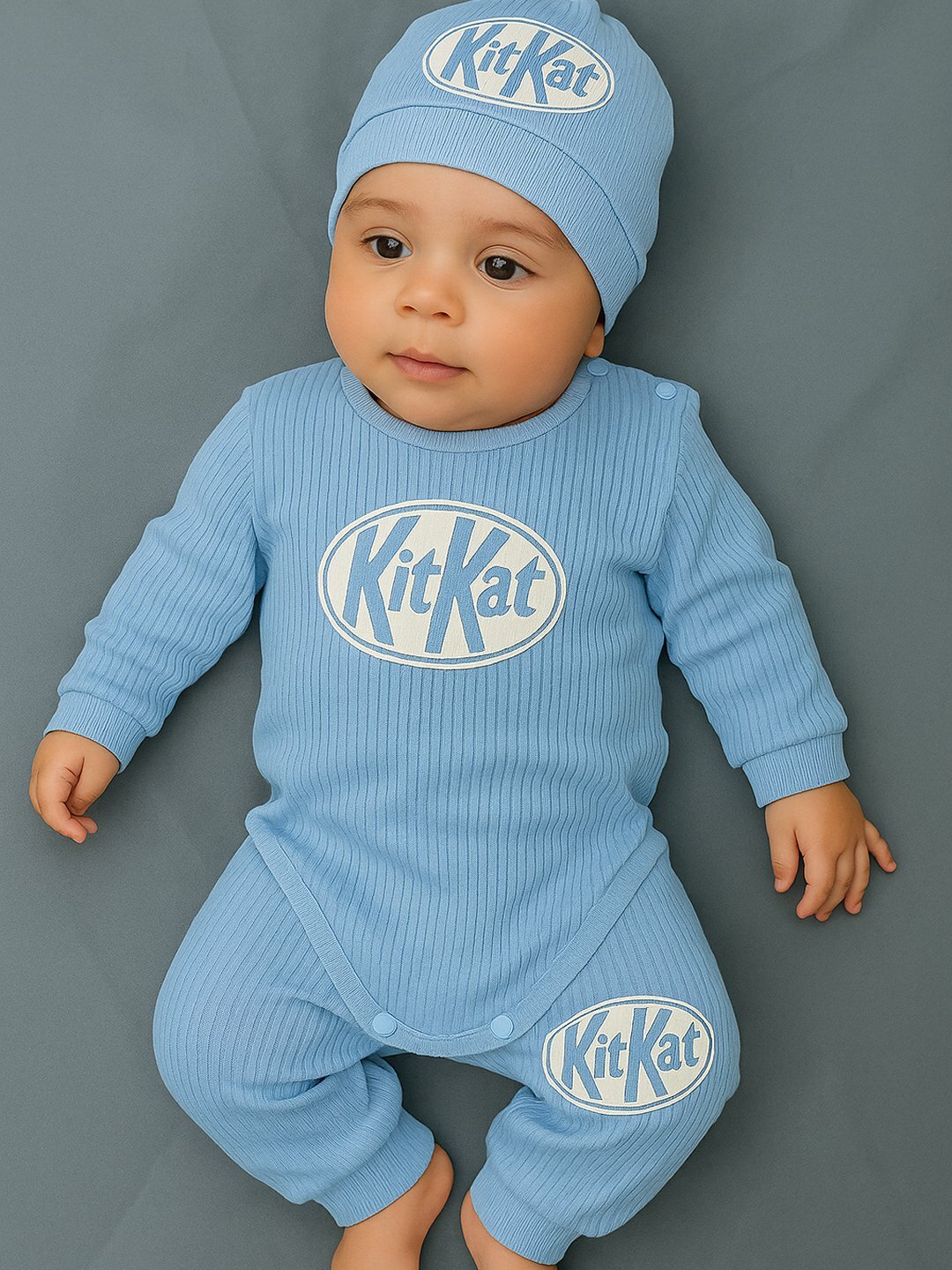 Комплект одежды , размер 2, светло-синий