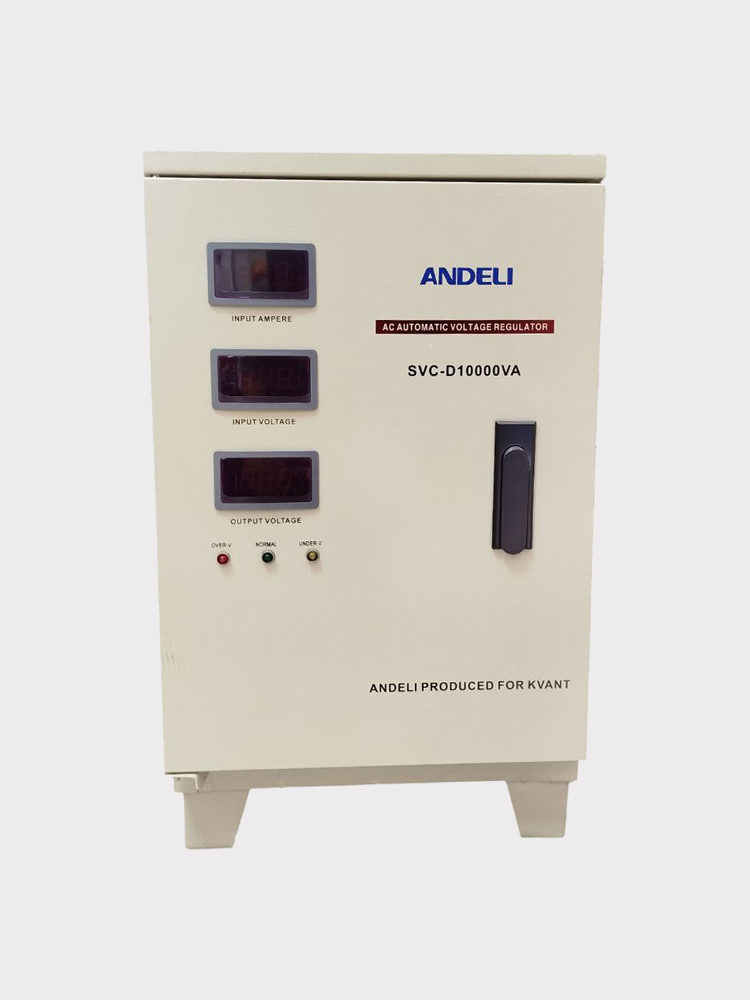 Стабилизатор Andeli SVC-D10000VA, электронный, напольный, однофазный, байпас