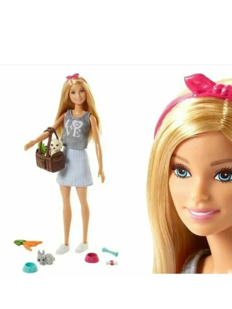 Кукла Барби с питомцами — фото 1