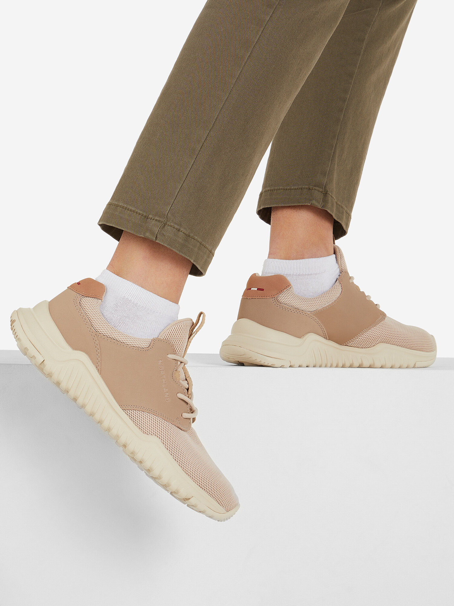 Кроссовки Northland, размер 38, бежевый