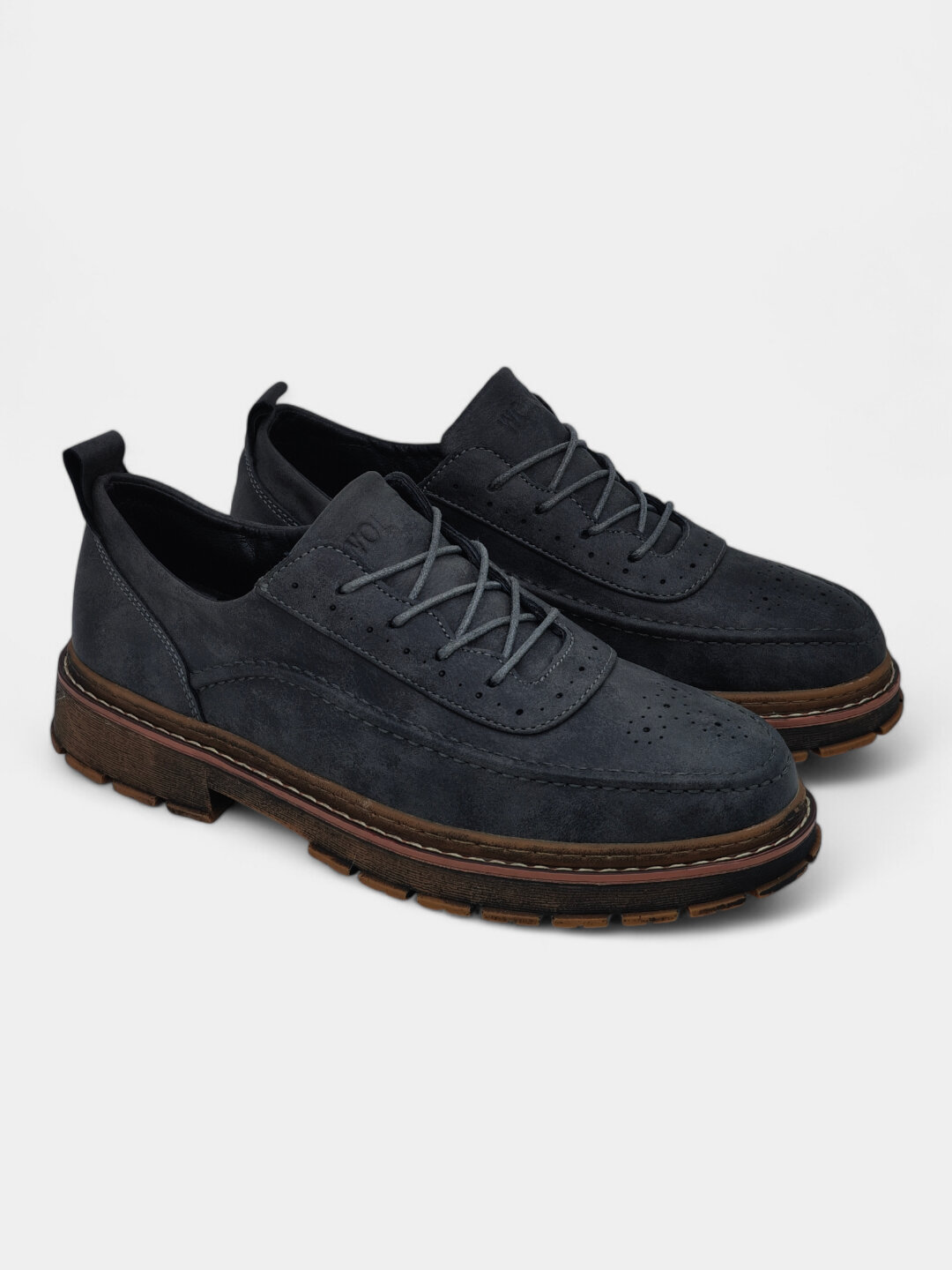 Лоферы  Туфли мужские Solid Step, из экокожи, водонепроницаемые, размер 38 39 40 41 42 43, хром