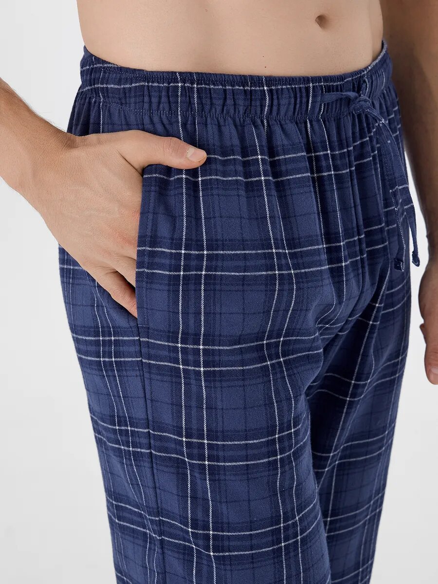 Брюки MARK FORMELLE домашние, размер 54, синий — фото 1