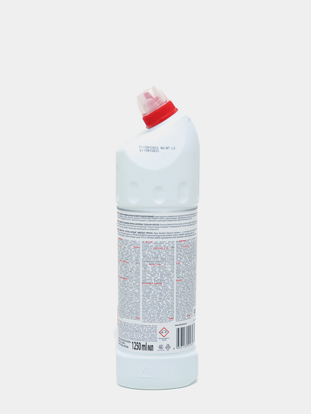 Domestos, 1250 мл — эффективное средство для очистки и дезинфекции санитарных поверхностей. — фото 1