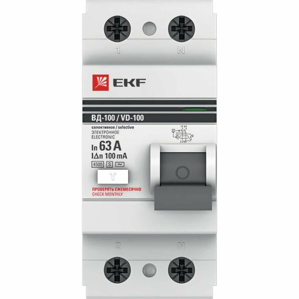 Селективное устройство защитного отключения EKF PROxima