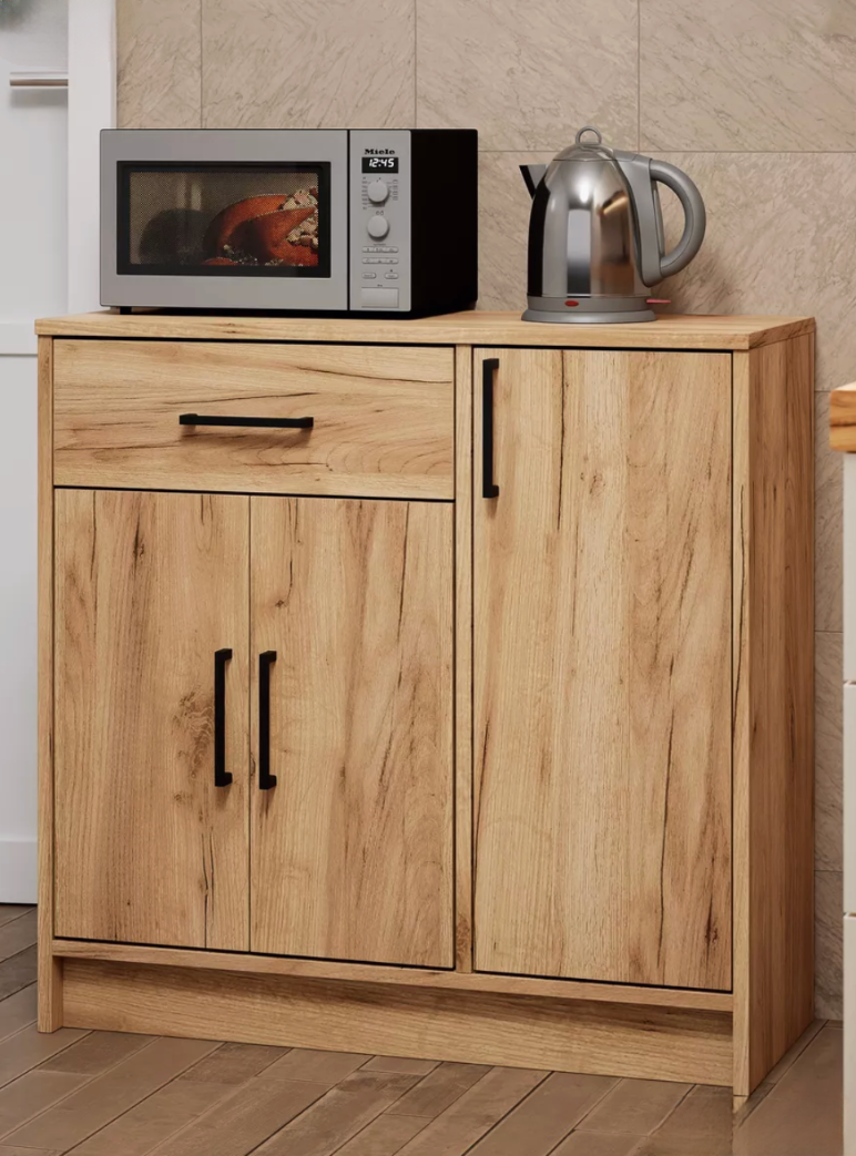 Кухонный шкаф-тумба с ящиком и закрытыми отделениями