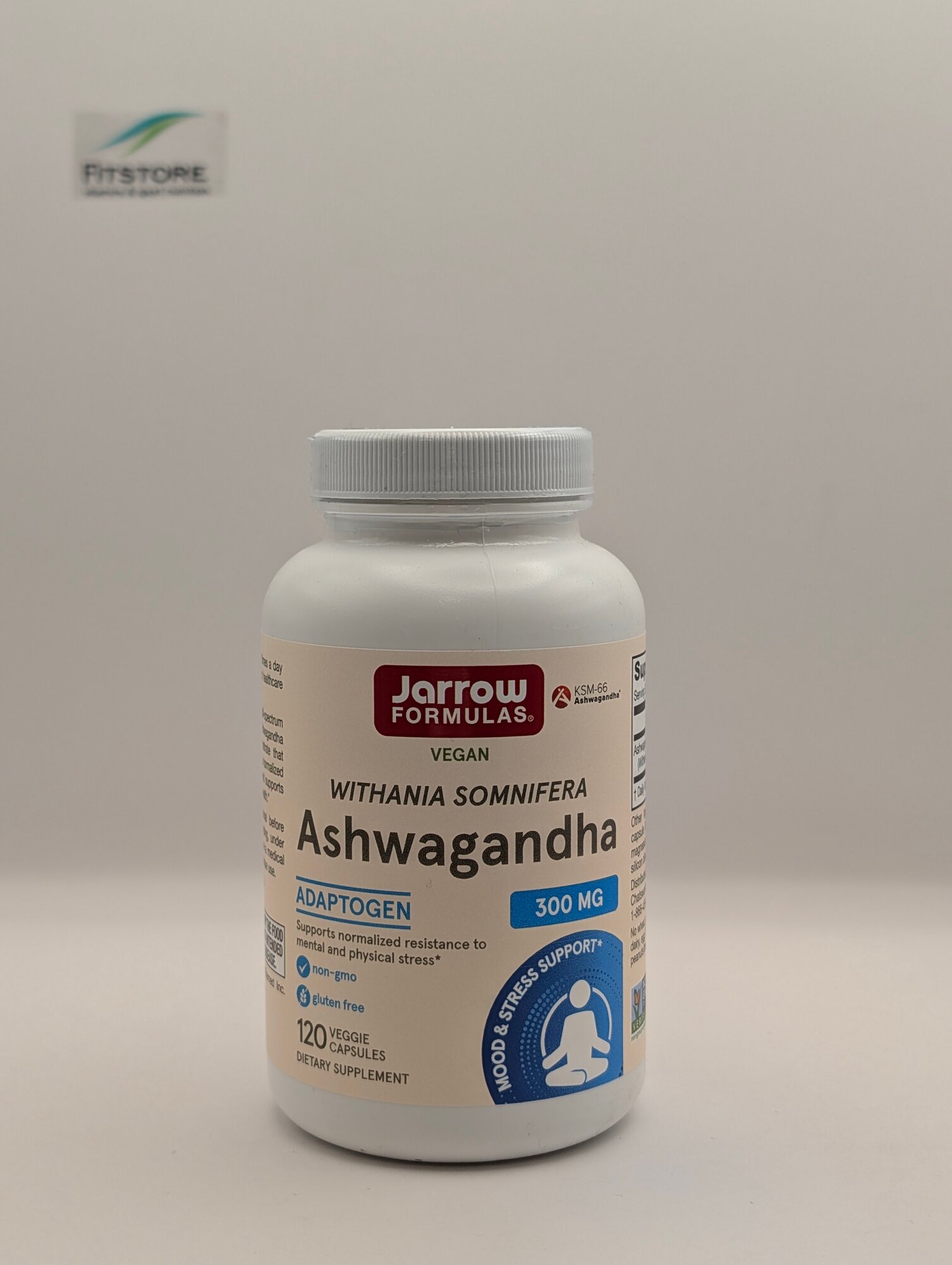 Добавка Jarrow Formulas "Ашваганда", 300мг, 120 капсул, растительная