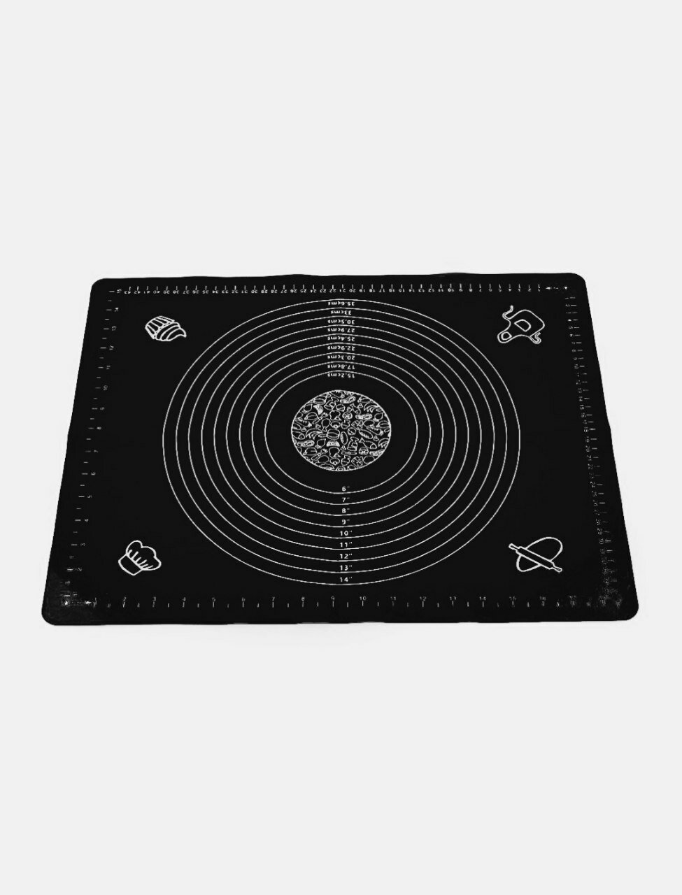 Коврик для раскатки теста из силикона для замеса и раскатки теста.60х60