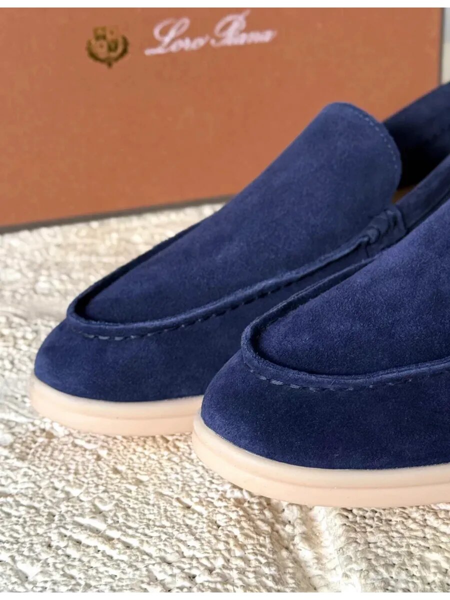 Мокасины , размер 42, 010 синий — фото 1