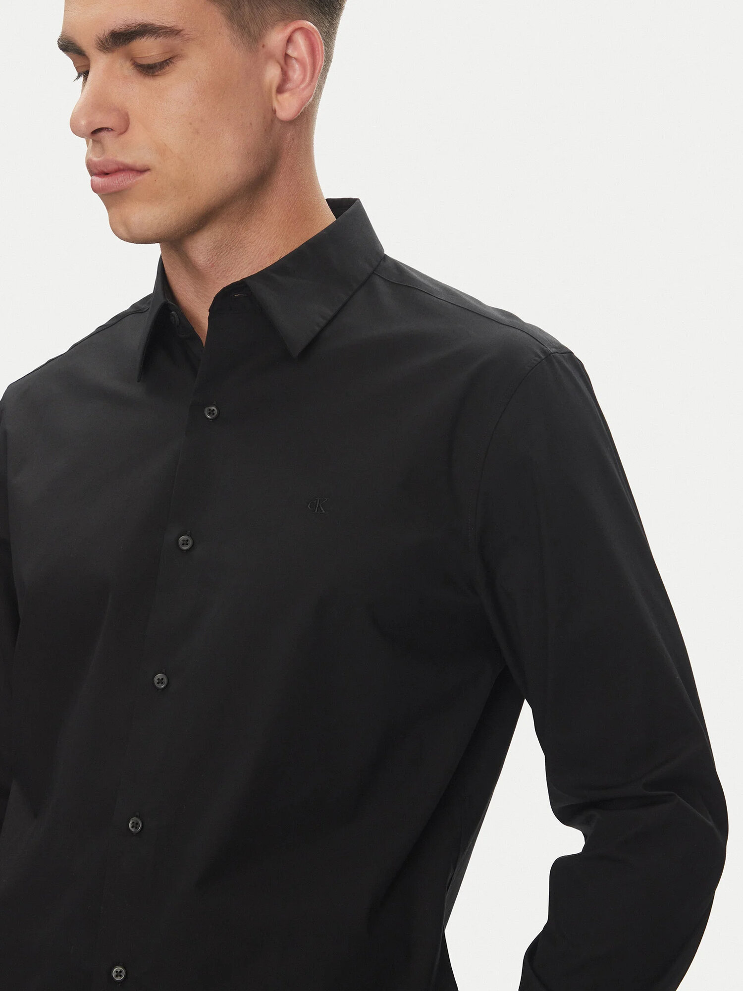 Рубашка CALVIN KLEIN, размер  S, черный — фото 1