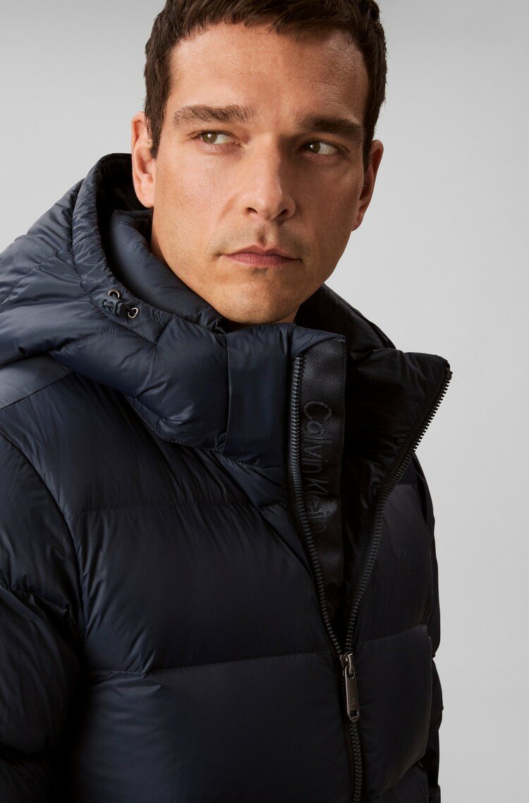 Пуховик Calvin Klein Jeans, размер XL, темно-синий — фото 1