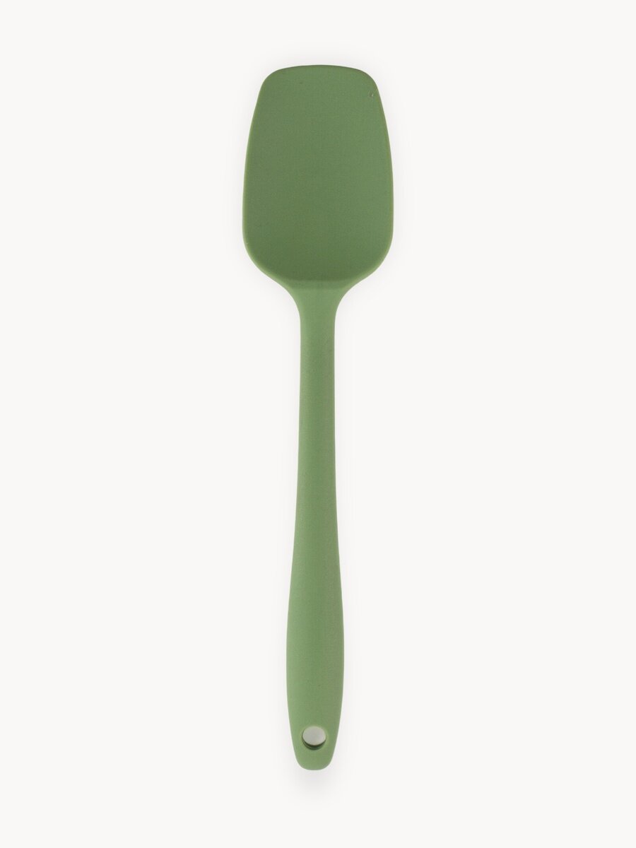 Силиконовая лопатка-шпатель поварская ATTRIBUTE "OLIVE", цвет оливкой
