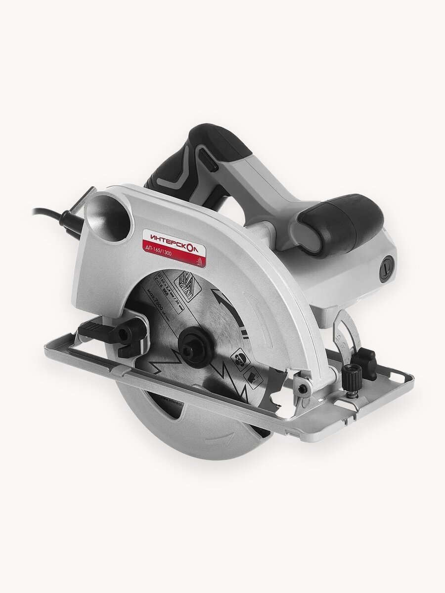 Дисковая пила ИНТЕРСКОЛ ДП-165/1300, 1300 Вт, коробка, 551.2.0.70