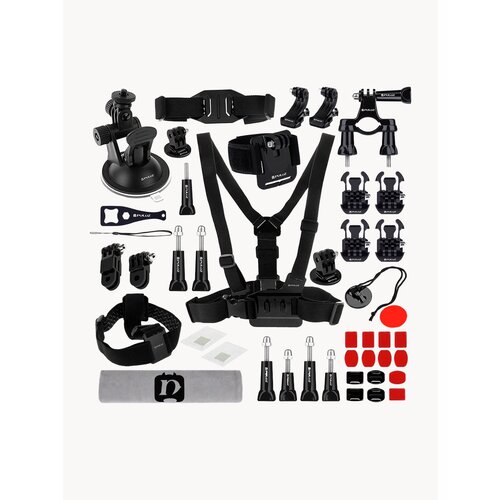 Комплект аксессуаров Puluz PKT17 Accessories Combo Kit 45 в 1, для экшн-камер