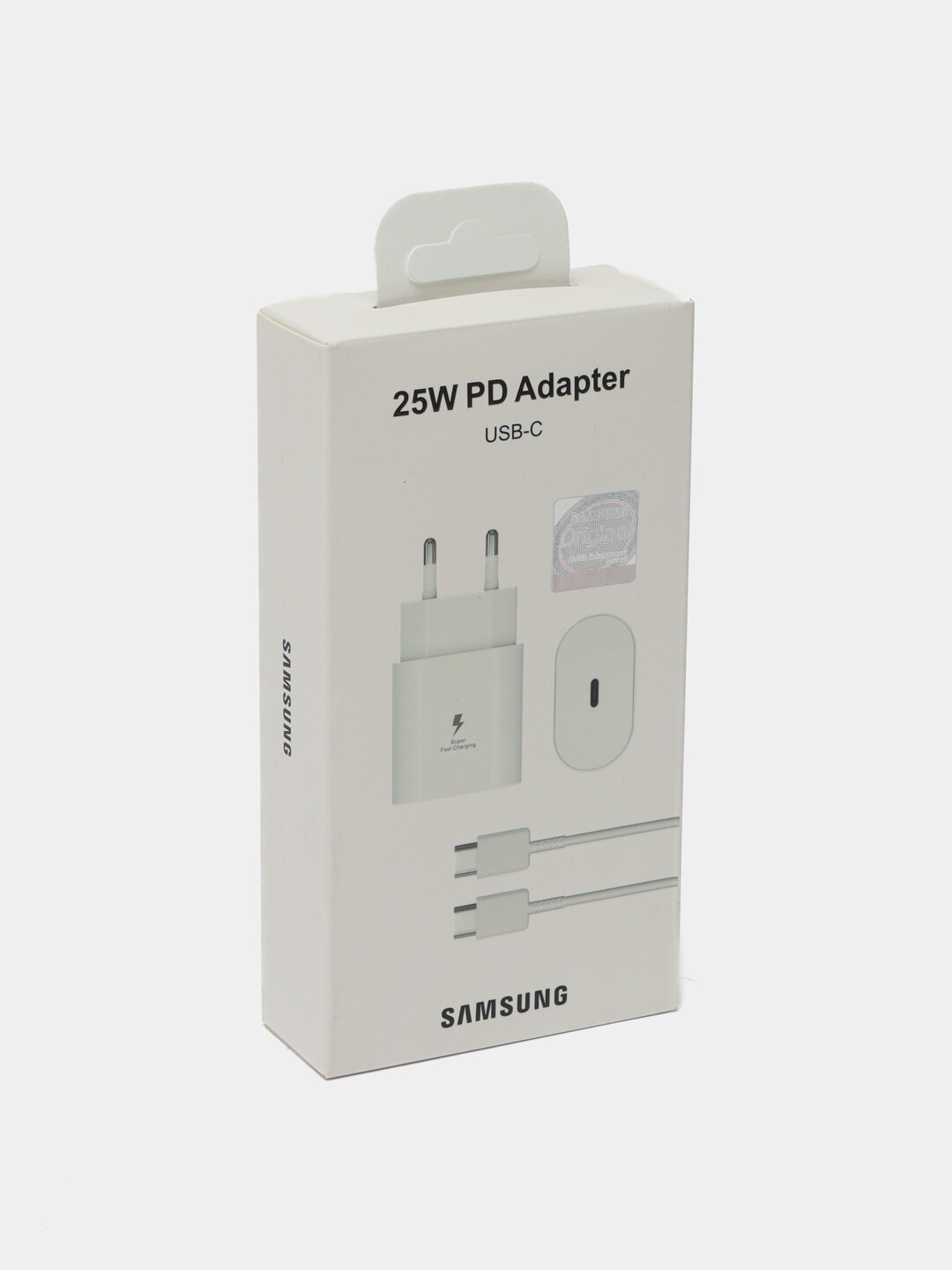 Зарядное устройство для телефона Samsung 25W с кабелем Type-C White