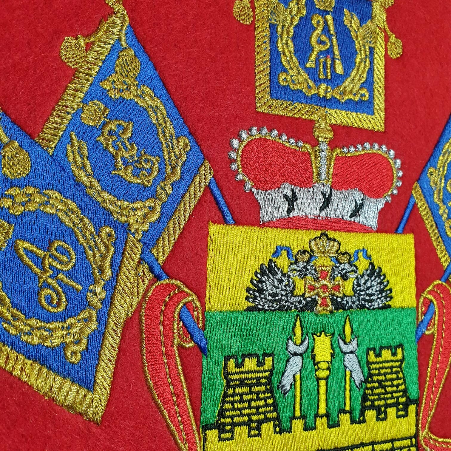 Герб Краснодарского края, вышивка — фото 1